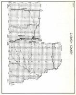 Ziebach County, Red Elm, Dupree, Arrowhead, Glad Valley, Rattle Snake Creek, South Dakota State Atlas 1930c